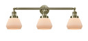 Bathroom Fixtures Three Lights by Innovations ( 405 | 205-AB-G171 Franklin Restoration ) 