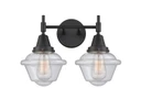 Bathroom Fixtures Two Lights by Innovations ( 405 | 447-2W-BK-G534-LED Caden ) 