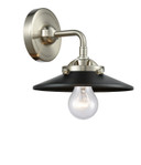 Sconces Directional/Cylinder by Innovations ( 405 | 284-1W-SN-M6-BK-LED Nouveau ) 