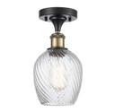 Semi-Flush Mts. Glass Down by Innovations ( 405 | 516-1C-BAB-G292 Ballston ) 