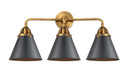 Bathroom Fixtures Three Lights by Innovations ( 405 | 288-3W-BB-M13-BK Nouveau 2 ) 