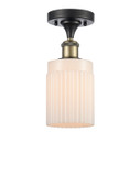 Semi-Flush Mts. Drum Shade by Innovations ( 405 | 516-1C-BAB-G341 Ballston ) 