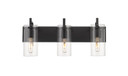 Bathroom Fixtures Three Lights by Innovations ( 405 | 352-3W-BK-CL Auralume ) 