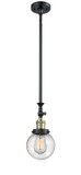 Mini Pendants Glass Down by Innovations ( 405 | 206-BAB-G204-6-LED Franklin Restoration ) 