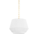 Pendants Fabric Shade by Hudson Valley ( 70 | BKO501-AGB Debi ) 