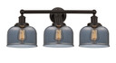 Bathroom Fixtures Three Lights by Innovations ( 405 | 616-3W-OB-G73 Edison ) 