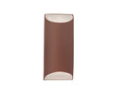 Sconces Pocket by Justice Designs ( 102 | CER-5755-CLAY Ambiance ) 