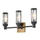 Bathroom Fixtures Three Lights by Lucas + McKearn ( 175 | BB81000ATB-3 Abbey ) 