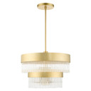 Mini Chandeliers Glass Shade by Livex Lighting ( 107 | 49824-33 Norwich ) 
