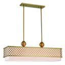 Linear/Island Drum Shade by Livex Lighting ( 107 | 41106-33 Arabesque ) 