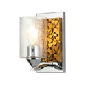Sconces Single Glass by Lucas + McKearn ( 175 | BB90586PC-1B1G Bocage ) 