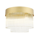 Flush Mounts Drum Shade by Livex Lighting ( 107 | 49827-33 Norwich ) 