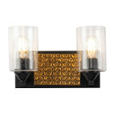 Bathroom Fixtures Two Lights by Lucas + McKearn ( 175 | BB90587MB-2B2G Arcadia ) 