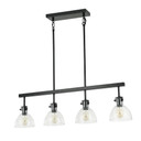 Linear/Island 4 Light + by Maxilite ( 501 | MX 2095-4-07 Belle-Clear ) 