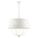 Mid. Chandeliers Drum Shade by Livex Lighting ( 107 | 49846-03 Ridgecrest ) 