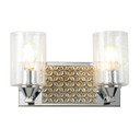 Bathroom Fixtures Two Lights by Lucas + McKearn ( 175 | BB90587PC-2B2S Arcadia ) 