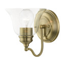 Sconces Single Glass by Livex Lighting ( 107 | 16931-01 Moreland ) 