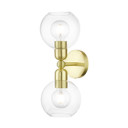 Sconces Double Glass by Livex Lighting ( 107 | 16972-12 Downtown ) 