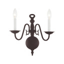 Sconces Double Candle by Livex Lighting ( 107 | 5002-07 Williamsburgh ) 