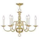 Mid. Chandeliers Candle by Livex Lighting ( 107 | 5006-02 Williamsburgh ) 