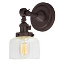 Sconces Single Glass by JVI Designs ( 261 | 1251-08 S4 Soho ) 