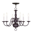 Mid. Chandeliers Candle by Livex Lighting ( 107 | 5006-07 Williamsburgh ) 