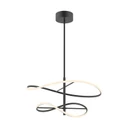 Pendants Ring/Halo by Kuzco Lighting ( 347 | PD96424-BK-UNV Collide ) 