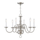 Mid. Chandeliers Candle by Livex Lighting ( 107 | 5006-91 Williamsburgh ) 