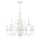 Mid. Chandeliers Candle by Livex Lighting ( 107 | 5012-03 Williamsburg ) 