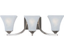 Bathroom Fixtures Three Lights by Maxim ( 16 | 20100FTSN Aurora ) 