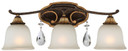 Bathroom Fixtures Three Lights by Metropolitan ( 29 | N1463-652 Chateau Nobles ) 
