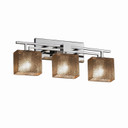 Bathroom Fixtures Three Lights by Justice Designs ( 102 | FSN-8703-55-MROR-CROM Fusion ) 