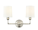 Bathroom Fixtures Two Lights by Millennium ( 59 | 99802-PN Leena ) 