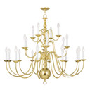 Large Chandeliers Candle by Livex Lighting ( 107 | 5015-02 Williamsburgh ) 