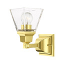 Sconces Single Glass by Livex Lighting ( 107 | 17171-02 Mission ) 