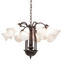 Mid. Chandeliers Glass Down by Meyda Tiffany ( 57 | 32216 White ) 