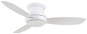 Fans Huggers by Minka Aire ( 15 | F519L-WH Concept Ii 52" Led ) 