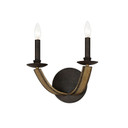Sconces Double Candle by Maxim ( 16 | 20341DWAR Basque ) 