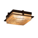 Exterior Ceiling Mount by Justice Designs ( 102 | FSN-7560W-MROR-DBRZ Fusion ) 