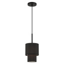 Mini Pendants Drum Shade by Livex Lighting ( 107 | 50271-04 Bainbridge ) 