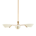 Large Chandeliers Metal Shade by Troy Lighting ( 67 | F8143-PBR/SSD Sacramento ) 