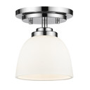 Flush Mounts Glass Down by Z-Lite ( 224 | 443F1-CH Ashton ) 