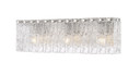 Bathroom Fixtures Cylindrical / Linear by Z-Lite ( 224 | 1943-3V-BN Glacier ) 