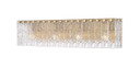 Bathroom Fixtures Cylindrical / Linear by Z-Lite ( 224 | 1943-4V-MGLD Glacier ) 