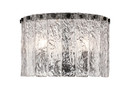 Flush Mounts Drum Shade by Z-Lite ( 224 | 1943F12-MB Glacier ) 