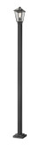 Exterior Post/Pier Head by Z-Lite ( 224 | 579PHMS-536P-BK Talbot ) 
