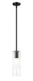 Mini Pendants Glass Down by Z-Lite ( 224 | 824P-ROD-MB Alton ) 