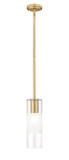 Mini Pendants Glass Down by Z-Lite ( 224 | 824P-ROD-MGLD Alton ) 