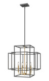 Foyer/Hall Lanterns Open Frame by Z-Lite ( 224 | 454-22BRZ-OBR Titania ) 