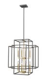 Foyer/Hall Lanterns Open Frame by Z-Lite ( 224 | 454-28BRZ-OBR Titania ) 